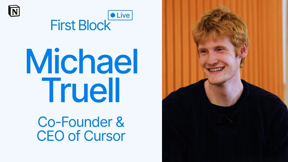 Cursor 공동창업자 겸 CEO Michael Truell