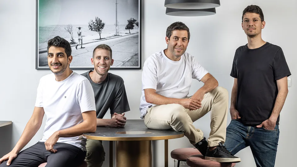 Wiz co-founders together in their office