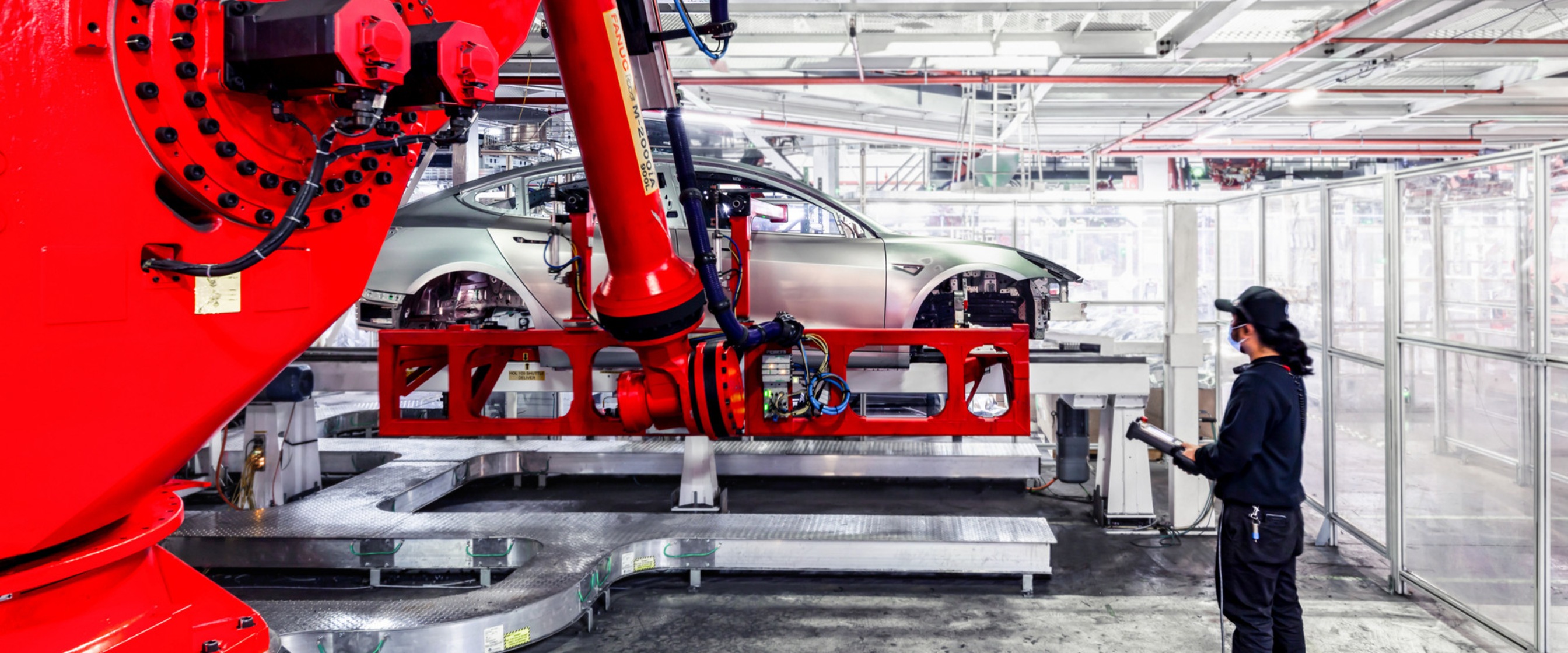 Tesla 공장 내부